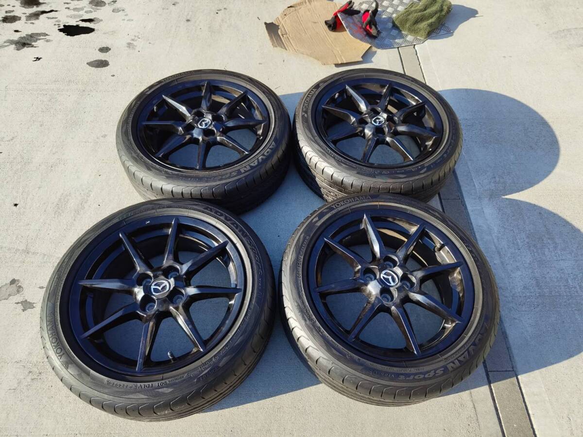 マツダ ND ロードスター純正タイヤホイールセット 6.5J 16インチ +45