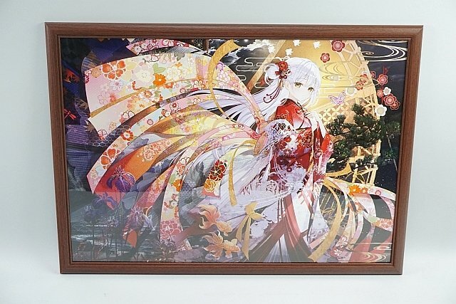 ☆ 絵師100人展 ふーみ 吉祥文様、願いを抱いて 約56cm x 約77.5cm