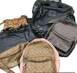 1円スタート COACH コーチ バッグ まとめ 6点 リュック ショルダー 肩掛け シグネチャー