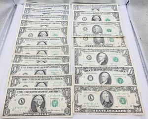 20ドル紙幣の値段と価格推移は？｜12件の売買データから20ドル紙幣の 