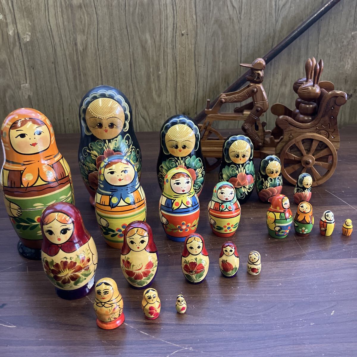 マトリョーシカ インテリア 人形 民芸品 工芸品 ロシア 置物 木製