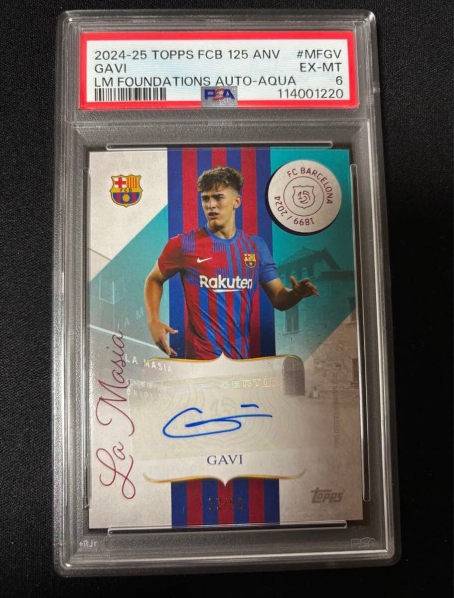 Gavi topps FC Barcelona auto ガビ ル サイン バルセロナ 直筆サイン