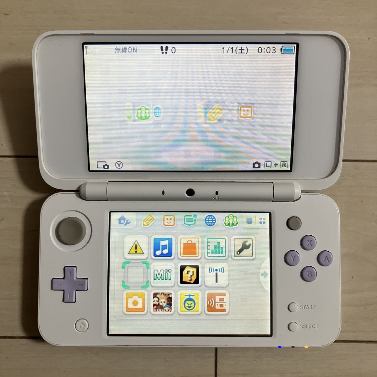 Nintendo NEW 2DS LL JAN-001本体 動作品 初期化 任天堂 ニンテンドー