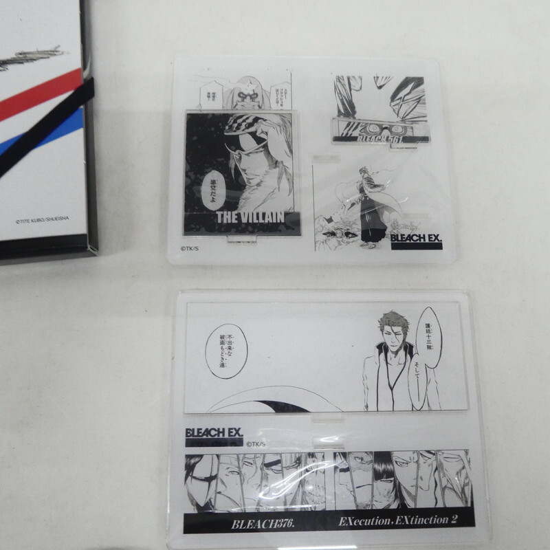 姫路東】【ジャンク】BLEACH EX 缶バッジ アクリルジオラマ