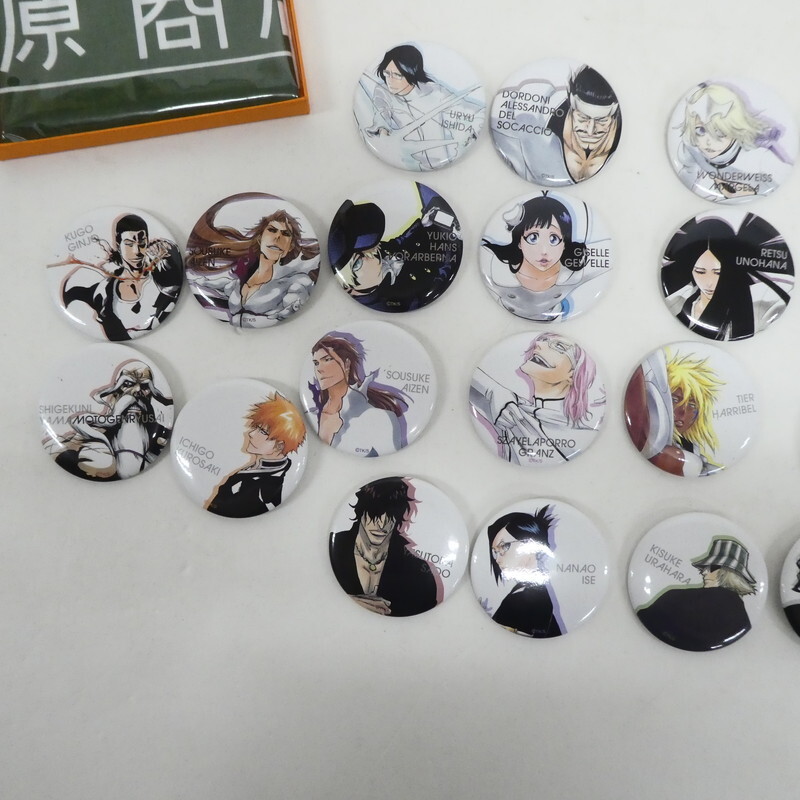 姫路東】【ジャンク】BLEACH EX 缶バッジ アクリルジオラマ