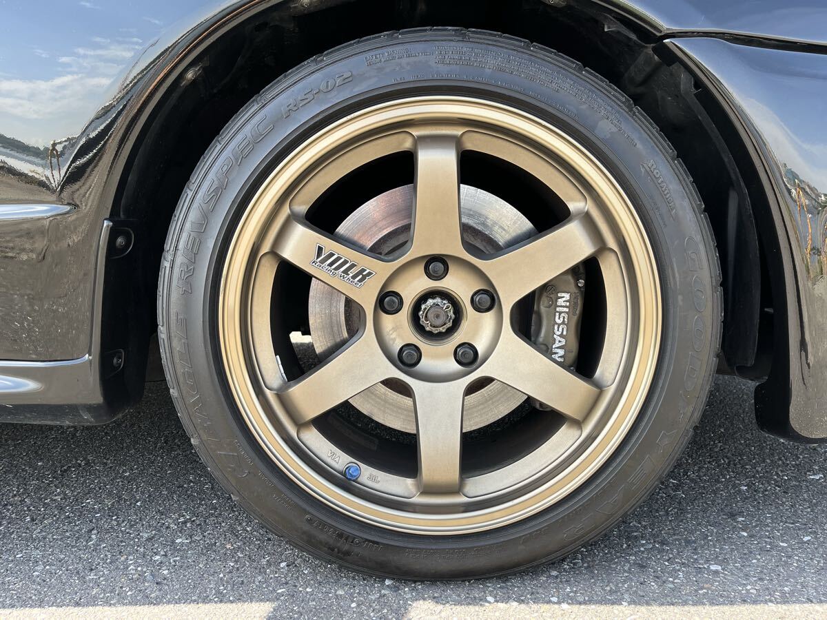 TE37 17インチ9.5J+15 ブロンズBR タイヤホイール2本 GT-R 楽天市場