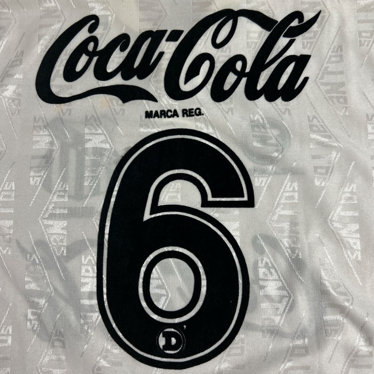 SANTOS サントス FC ユニフォーム コカ・コーラ DELL ERBA 白 S L