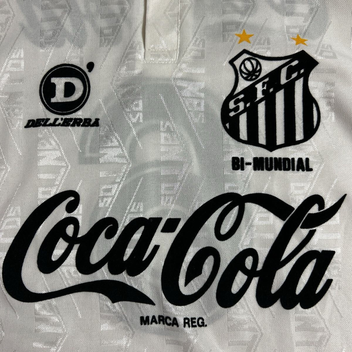 SANTOS サントス FC ユニフォーム コカ・コーラ DELL ERBA 白 S L