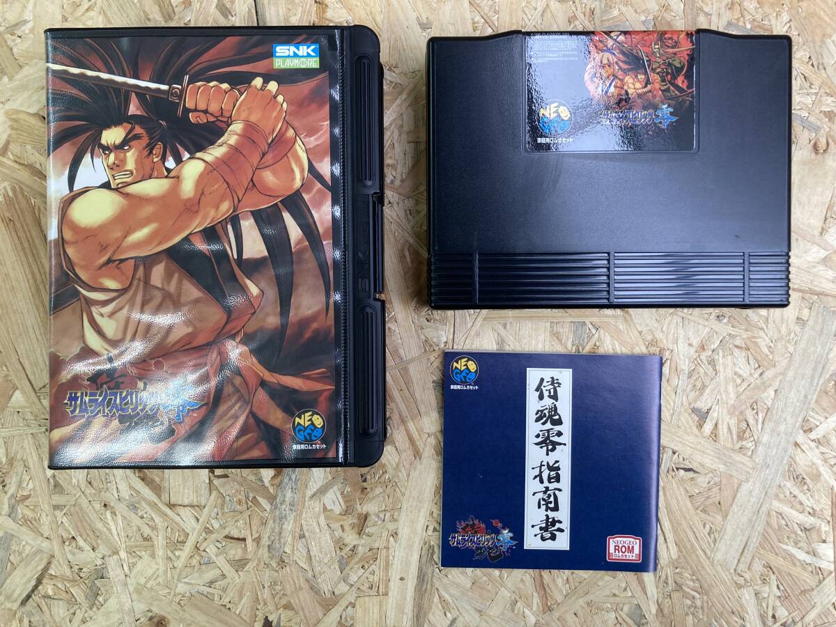 【ネオジオROM】サムスピ3本セットSNK 箱説付 動作確認済 SNK サムライスピリッツ 動作確認済 NEOGEO ネオジオ AES版 ROM - メルカリ