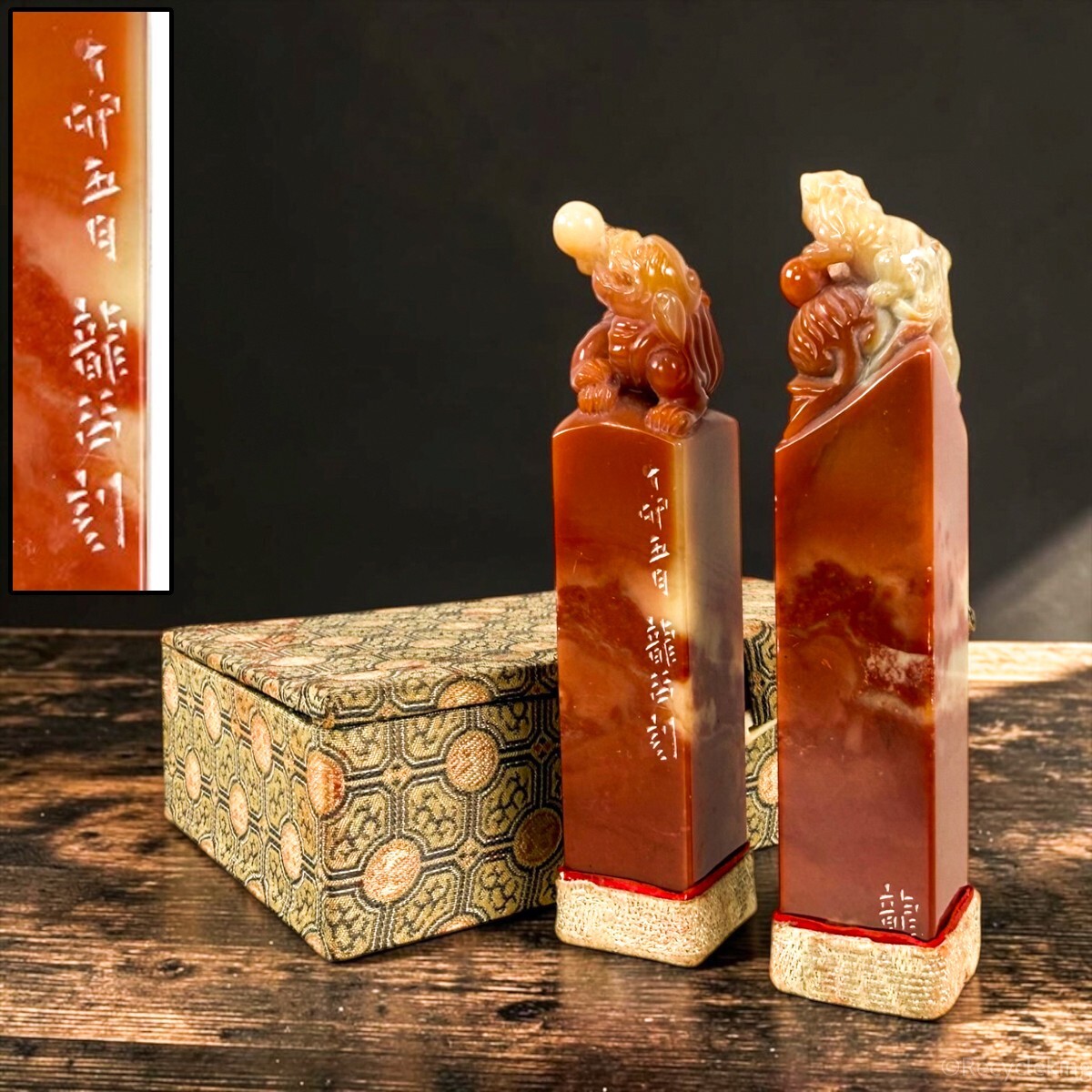 印材 石 篆刻 獅子の値段と価格推移は？｜36件の売買データから印材 石