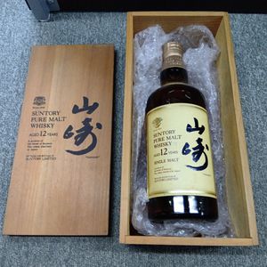 サントリー 山崎 12年 木箱のYahoo!オークション(旧ヤフオク!)の相場