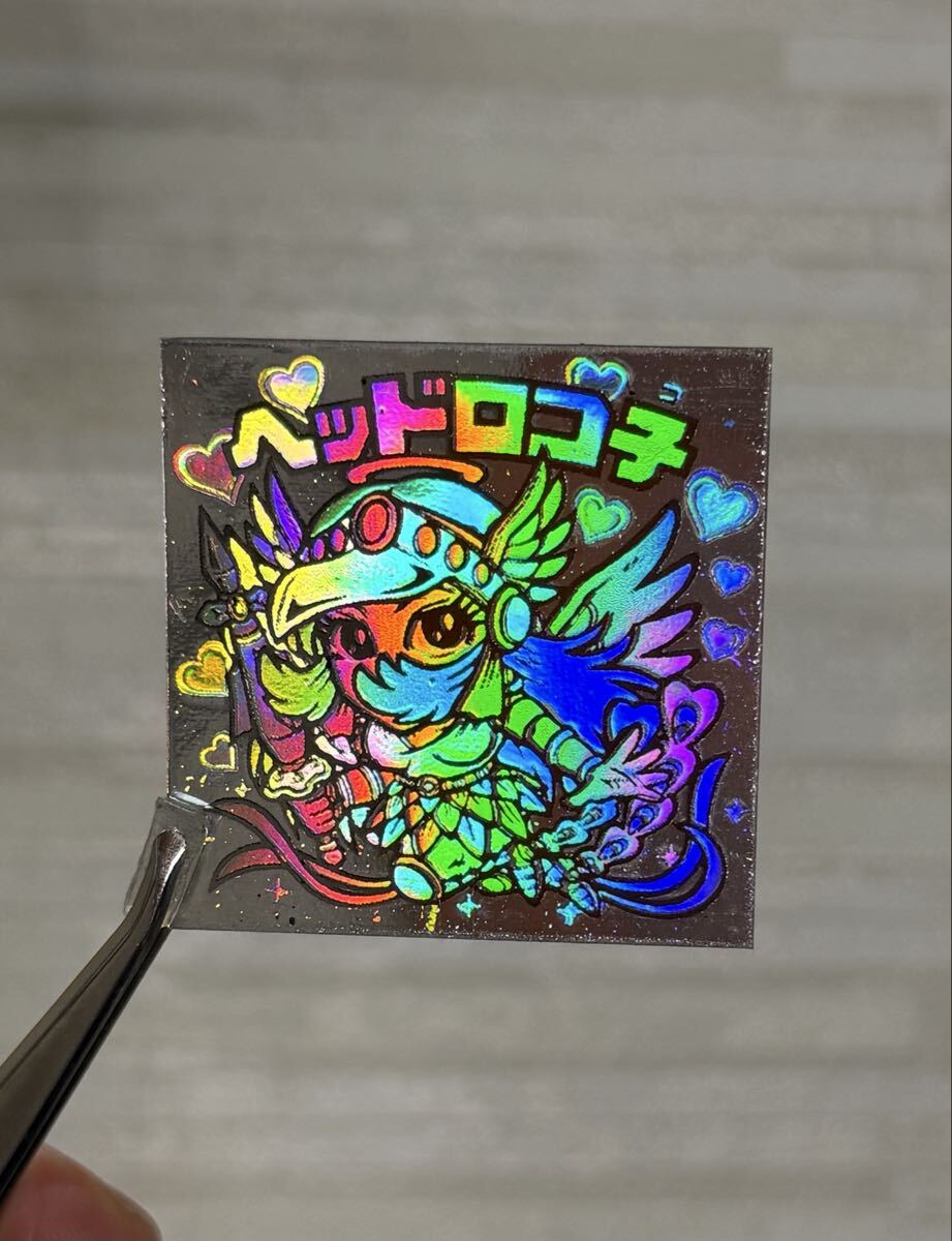 ヘッドロコ子 シルバーホログラム マイナーシール ビックリマン ヘッド