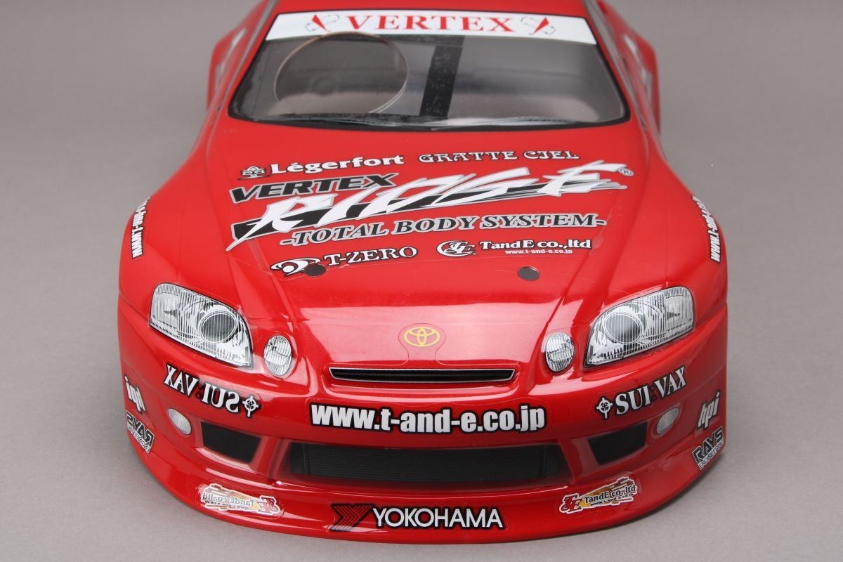 新品 ラジコン ボディ VERTEX RIDGE ソアラ JZZ30 レーシングカー