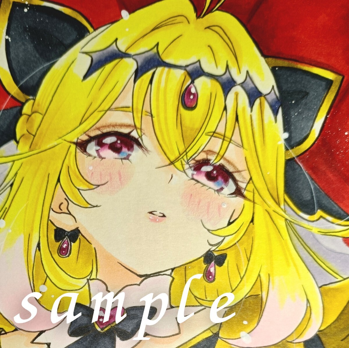手描きイラスト ファンアート 名探偵プリキュア キュアアルカナ