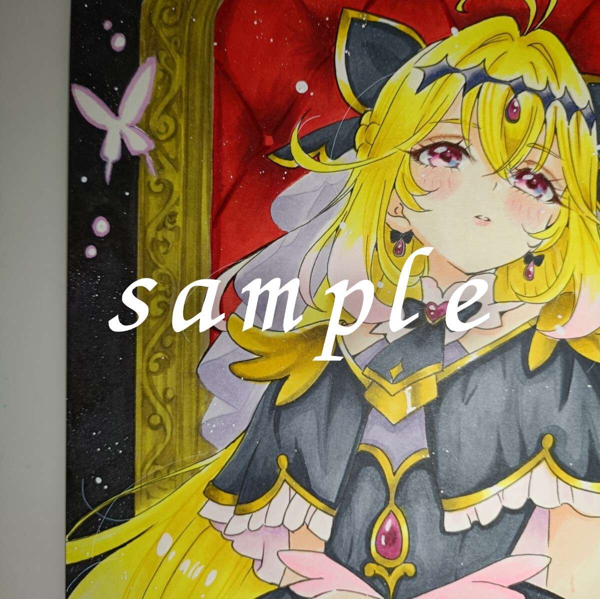 手描きイラスト ファンアート 名探偵プリキュア キュアアルカナ
