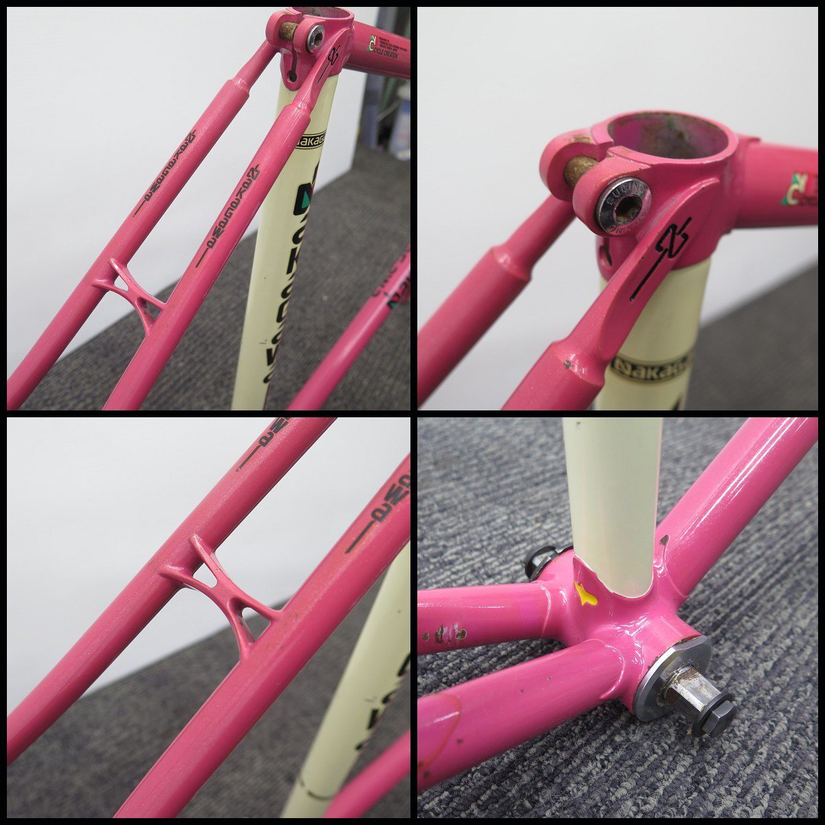 I671) 希少 ナカガワサイクル ピストバイク用 フレームサイズ520mm