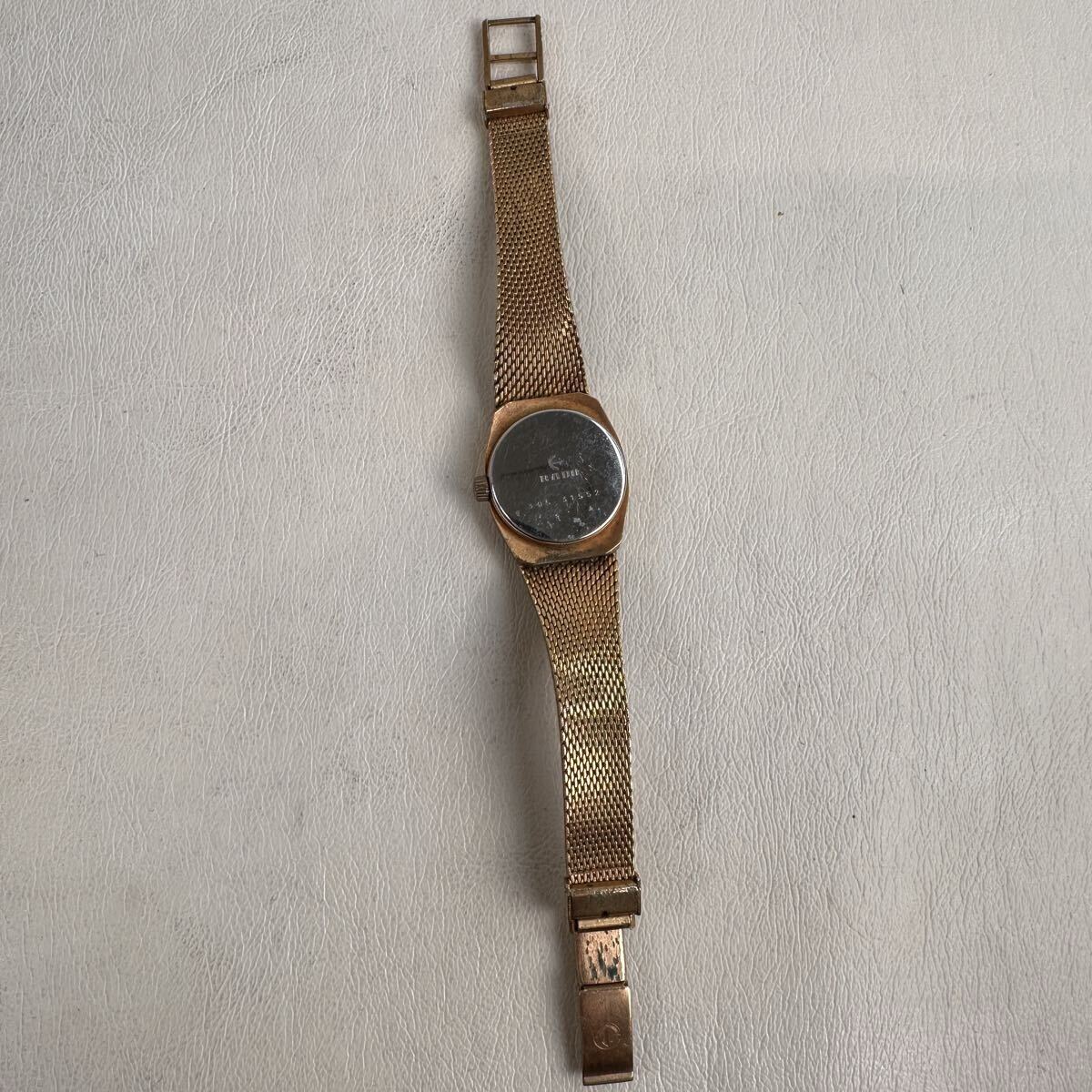 稼動品 RADO 手巻き レディース腕時計 ヴィンテージ ゴールド メッシュ