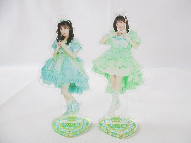 アイドル FRUITS ZIPPER 櫻井優衣 アクリルスタンド かがみ衣装 黒衣装