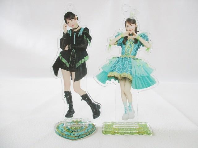 アイドル FRUITS ZIPPER 櫻井優衣 アクリルスタンド かがみ衣装 黒衣装