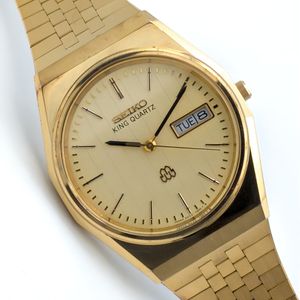 セイコーキングクォーツのYahoo!オークション(旧ヤフオク!)の相場