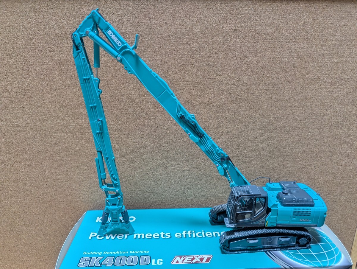 KOBELCO コベルコ建機 SK400DLC-10 1/50 モーターアート 絶版品 建機