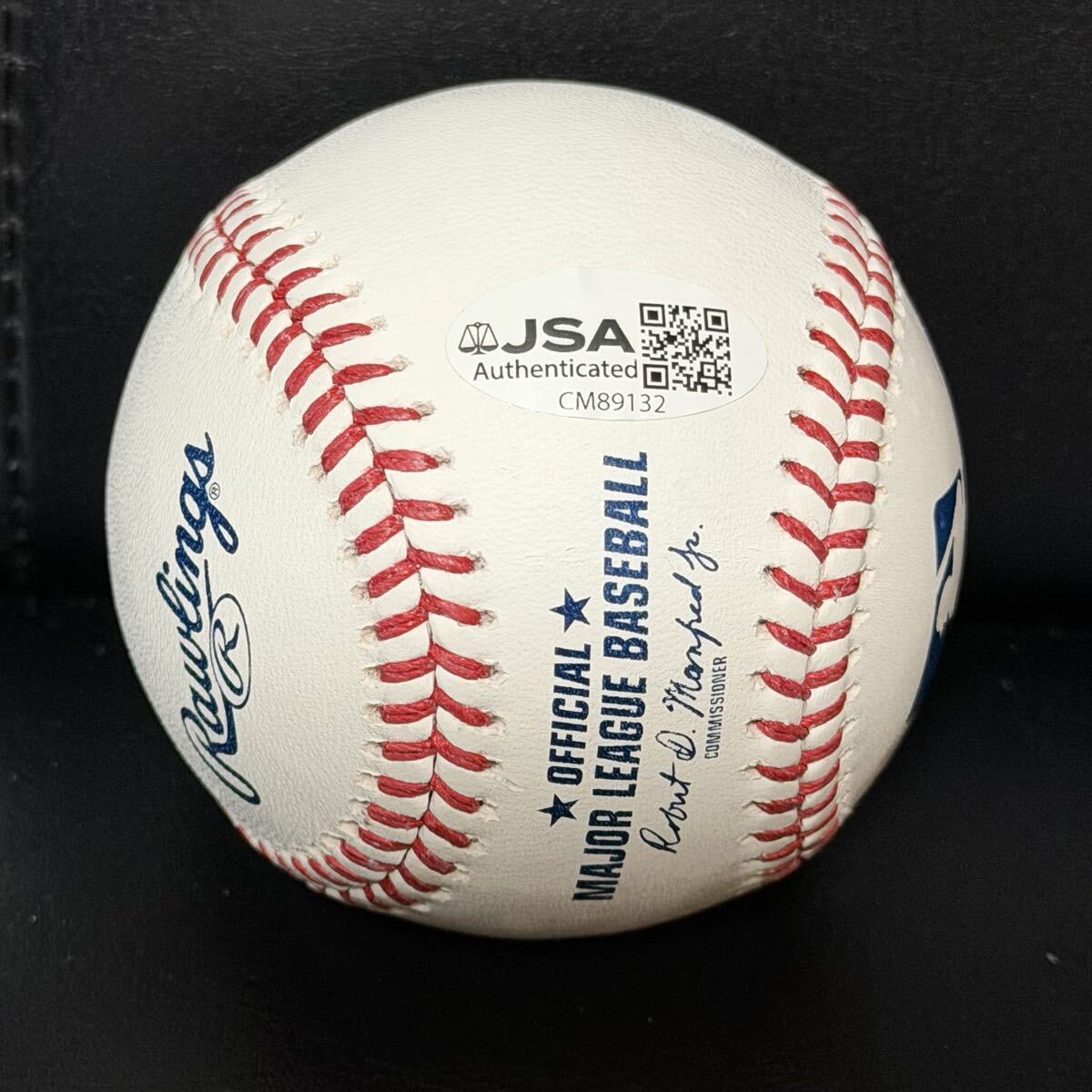 岡本和真 直筆サイン ボール JSA 証明付 ☆ブルージェイズ MLB 公式球