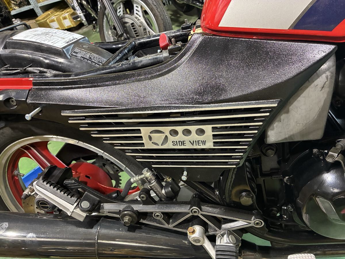 GPZ400F GPZ550F アルフィンカバー アルミ製 GPZ400F GPZ550F アルフィンカバー サイドカバー サイドビュー 逸品