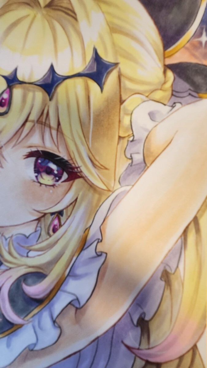 名探偵プリキュア キュアアルカナ・シャドウ 森亜るるか 手描き