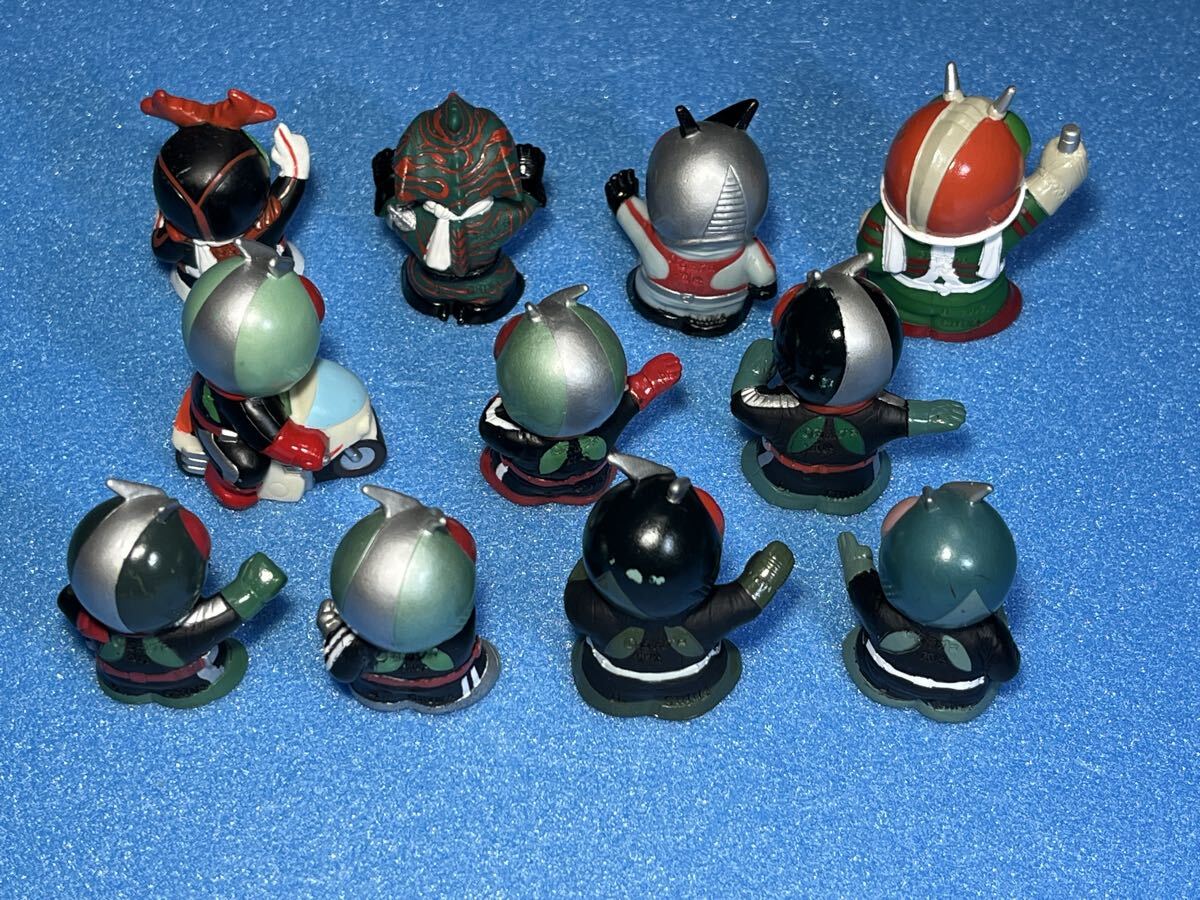 仮面ライダー 指人形 ミニフィギュア 32個セット まとめ売り ソフビ