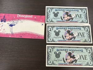 ディズニーダラー1ドル紙幣の値段と価格推移は？｜1件の売買データから