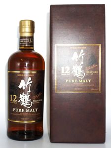 飲料 ☆未開栓☆ 竹鶴 12年 ピュアモルト ニッカ ウイスキー TAKETSURU