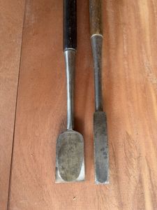 14【超希少】竜作 平鑿  小道具鑿　突き鑿 突き鑿の値段と価格推移は？｜86件の売買データから突き鑿の価値が