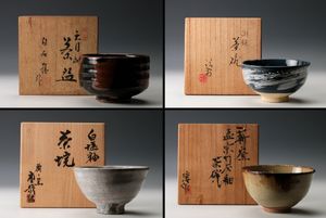 ys7330696; 宗sou 京焼 酉々窯 岩淵重哉造 粉引手茶碗（共