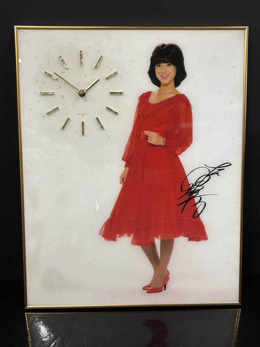 人、グループ別 松田聖子のパネルクロック 昭和レトロ クォーツ 時計