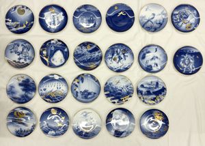 大倉陶園　宮中歌会始御題　飾り皿　限定品　6点 大倉陶園 宮中歌会始の値段と価格推移は？｜1件の売買データから大倉陶