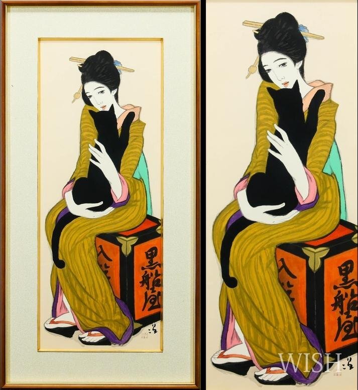 竹久夢二 黒船屋の値段と価格推移は？｜4件の売買データから竹久夢二