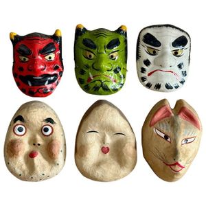 九代目 石井宗暎作「神楽面 荒神」 石見大田の飾面 伝統工芸品 魔除飾面 木製 ◇九代目 石井宗暎作「神楽面 荒神」 石見大田の飾面 飾り 伝統工芸品