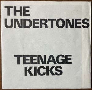 313位 Vintage Vinyl 試聴可 The Undertones - Teenage Kicks EP orig'7 【70's punk/power pop