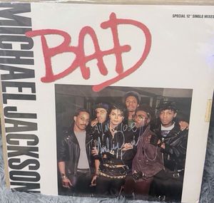 86位 希少盤 Michael Jackson 直筆サイン入りBAD 12” Single US盤LPレコード
