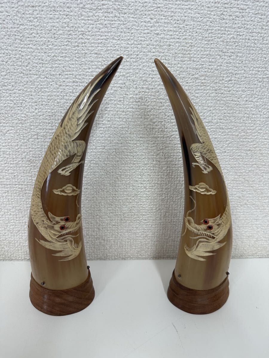 水牛 角 彫刻 龍の値段と価格推移は？｜3件の売買データから水牛 角