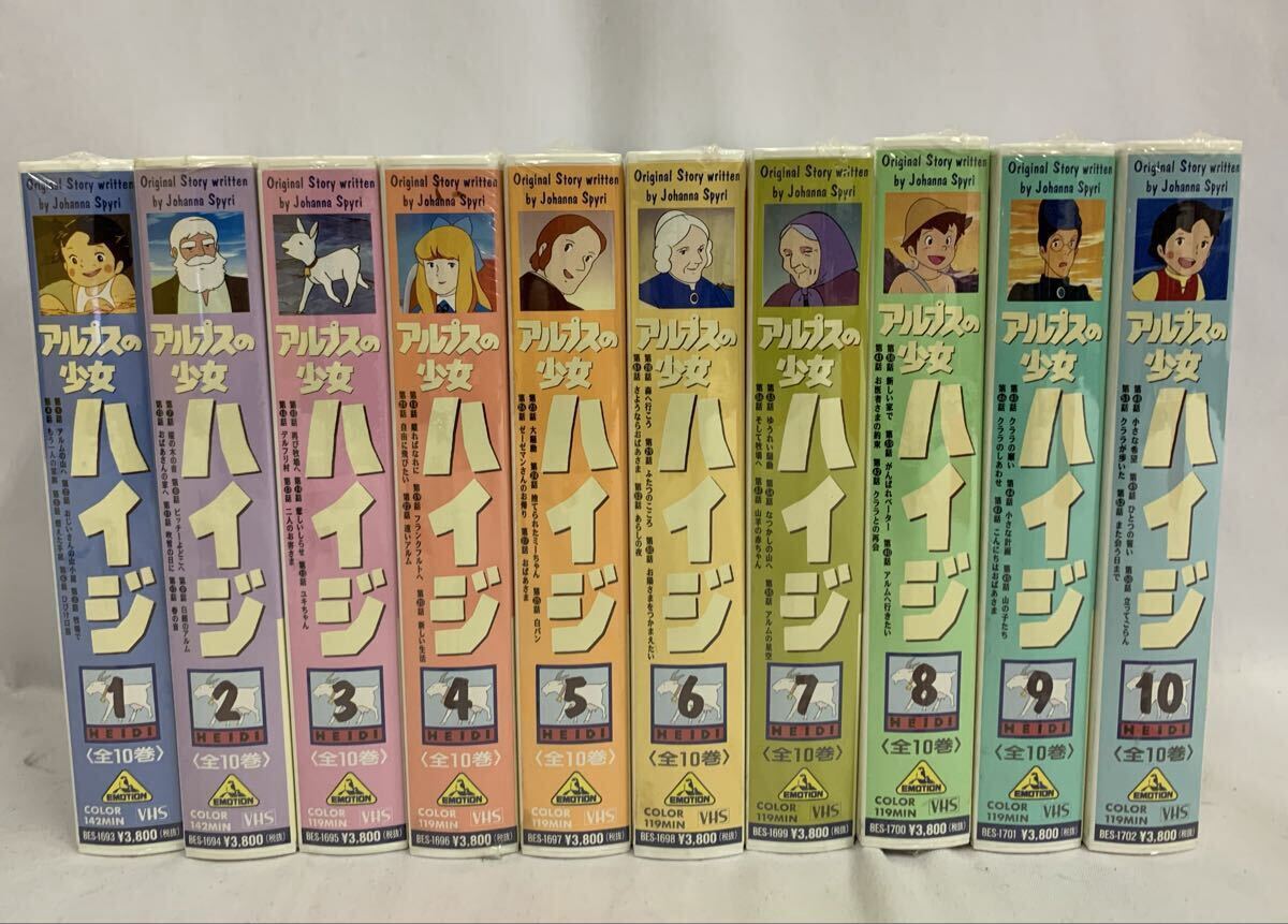 アルプスの少女ハイジ VHSの値段と価格推移は？｜3件の売買データから