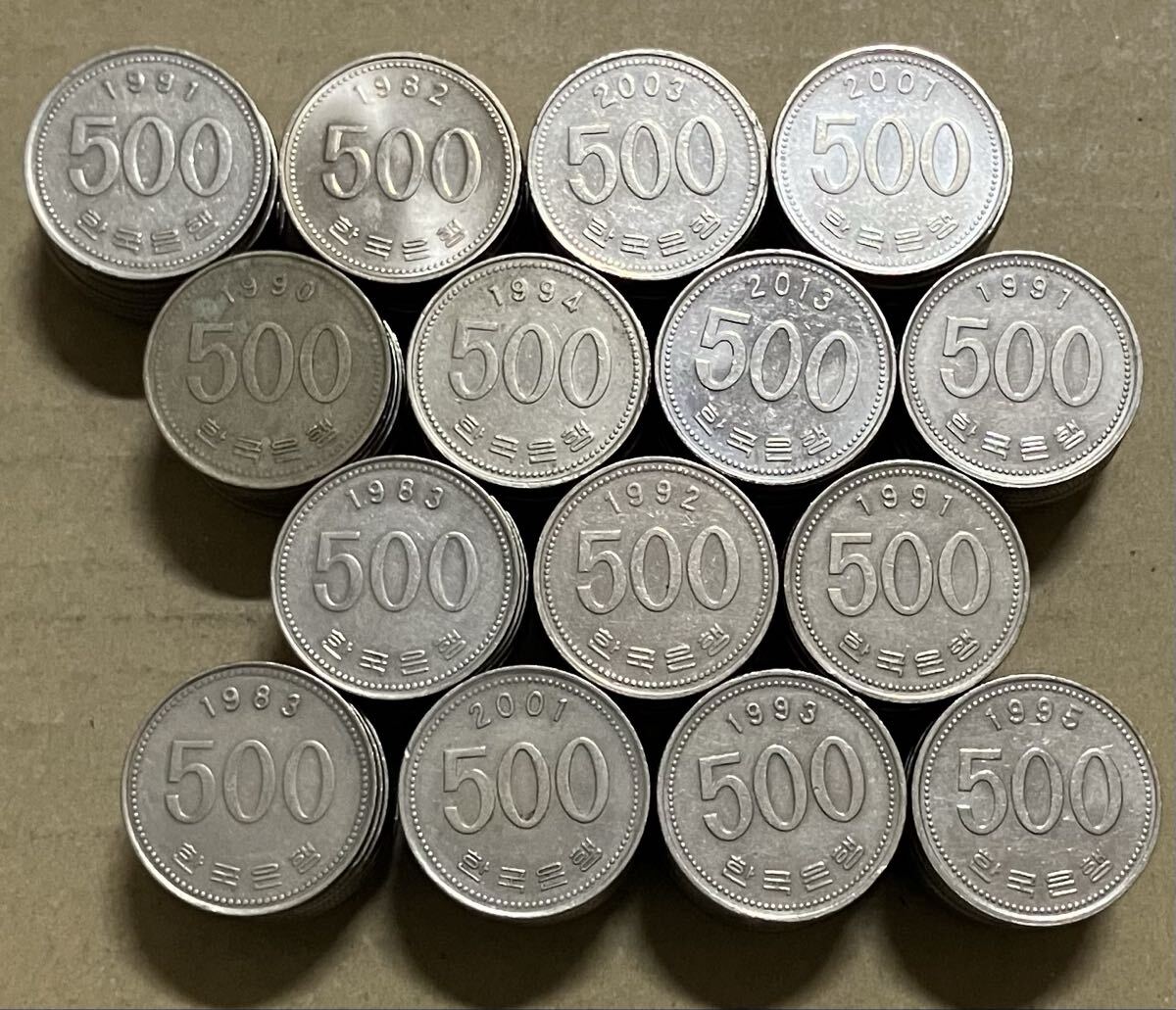 韓国500ウォンの値段と価格推移は？｜5件の売買データから韓国500