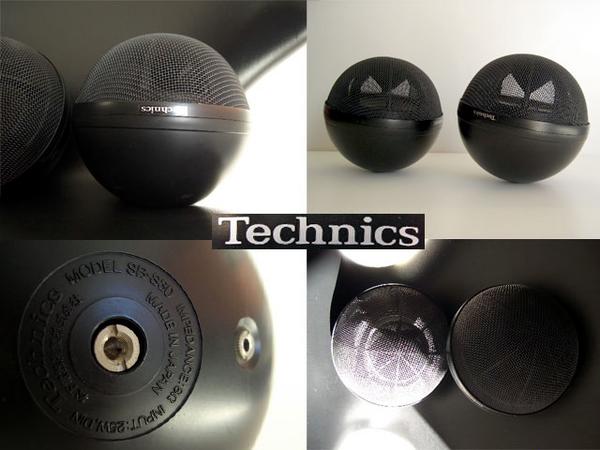 Technics 丸型スピーカー SB-S30 純正ケーブル2本付き Technics 丸型スピーカー SB-S30 純正ケーブル2本付き Yahoo