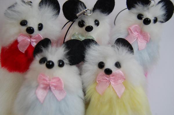 ふわふわ ファー ゆるかわ 動物ストラップ その他 売買されたオークション情報 Yahooの商品情報をアーカイブ公開 オークファン Aucfan Com