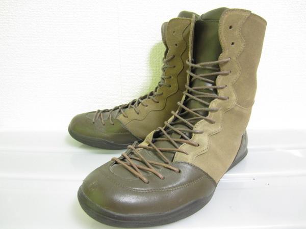 アシックス TAP032 apomixis ハイカット レザーシューズ茶 26.5