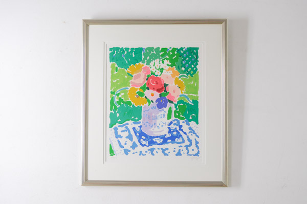 絵画 はみ出す ジョンボッチ 版画 シルクスクリーン ラグナピーチ