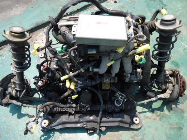 ダイハツミラ L200S TRXX EF-JL エンジン本体ターボ付 （F98(エンジン