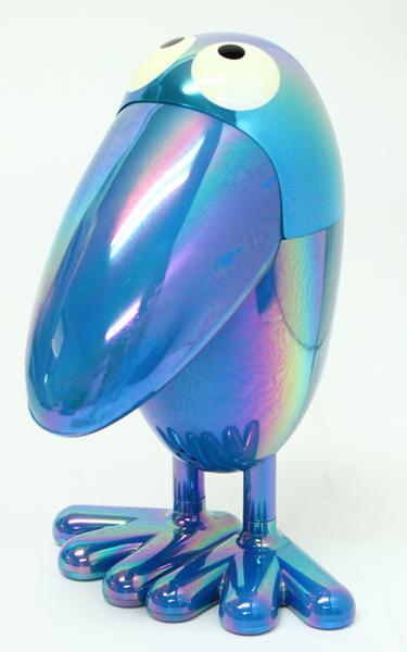 45【キョロちゃん】中古/メタキョロ/メタリックブルー/キョロ缶(キョロ