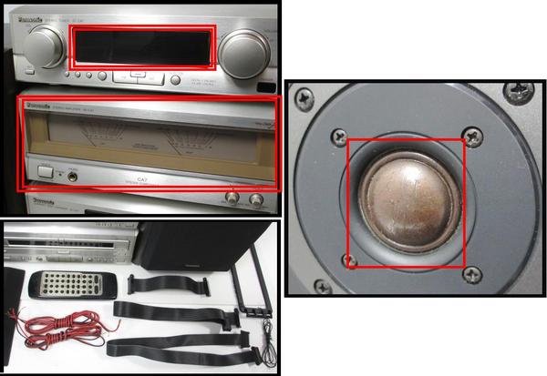 ☆Panasonic パナソニック CDコンポ(SC-CA7)☆難あり☆1A61TG5C