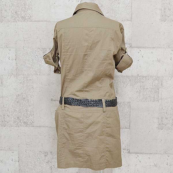 セシルマクビー ベルト付きサファリシャツワンピース M ワンピース ミニ 売買されたオークション情報 Yahooの商品情報をアーカイブ公開 オークファン Aucfan Com